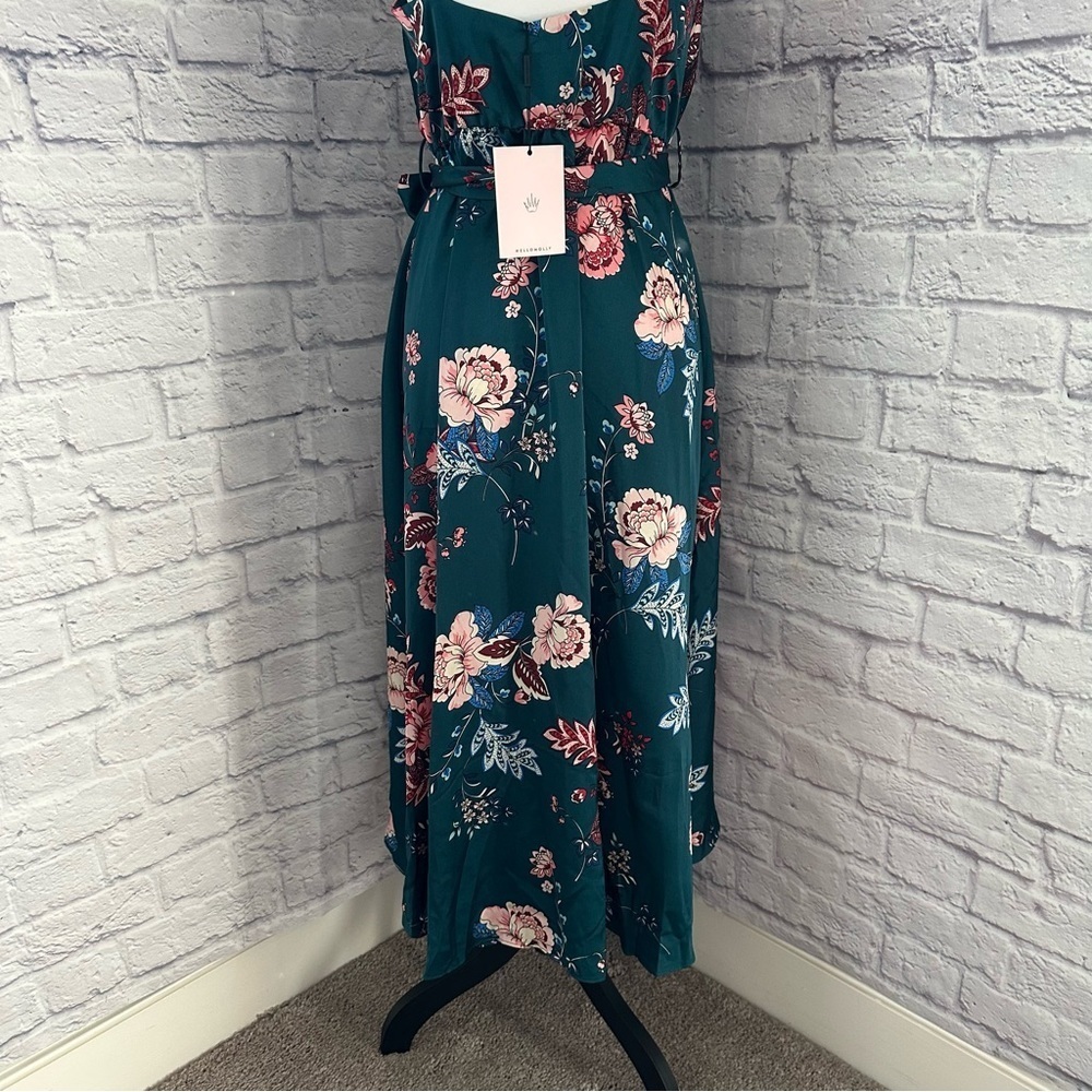 Hello molly FALLING IN STYLE MIDI DRESS FOREST GREEN - Picture 10 of 14